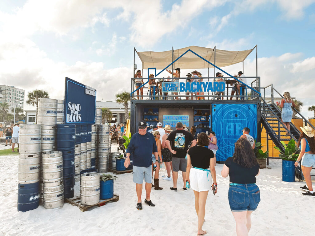 Budlight Backyard container activation